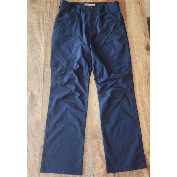 5.11 Tactical Pants Mens 28x30 Navy Utility Work Reinforced Knees Pockets EDC - Picture 1 of 16
